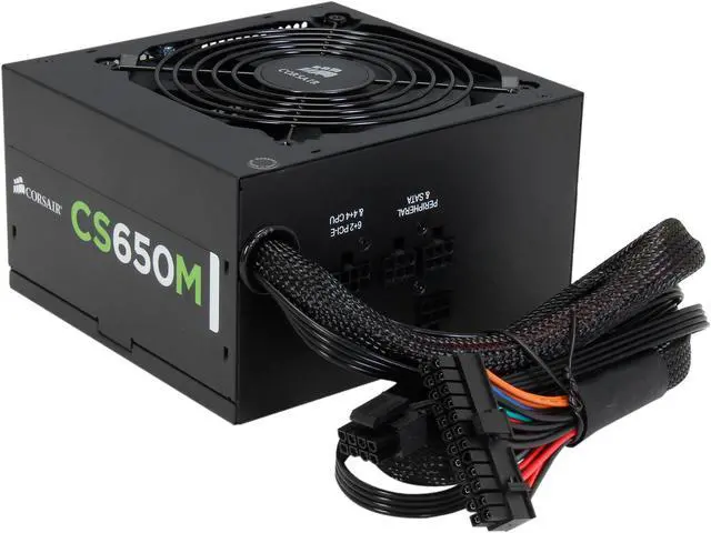 Alt view image 6 of 6 - CORSAIR CS-M Series CS650M 650W 80 PLUS GOLD Active PFC Haswell Ready ATX12V & EPS12V Semi-Modular Power Supply
