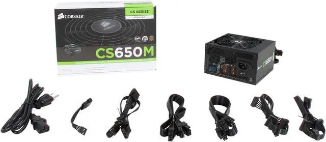 Alt view image 7 of 6 - CORSAIR CS-M Series CS650M 650W 80 PLUS GOLD Active PFC Haswell Ready ATX12V & EPS12V Semi-Modular Power Supply