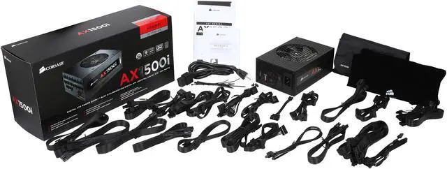 Alt view image 7 of 7 - CORSAIR AXi Series AX1500i Digital 1500W 80 PLUS TITANIUM Haswell Ready Full Modular ATX12V & EPS12V SLI and Crossfire Ready Power Supply with C-Link Monitoring and Control