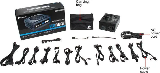 Alt view image 8 of 8 - CORSAIR HXi Series HX850i 850W 80 PLUS PLATINUM Haswell Ready Full Modular ATX12V & EPS12V SLI and Crossfire Ready Power Supply with C-Link Monitoring and Control