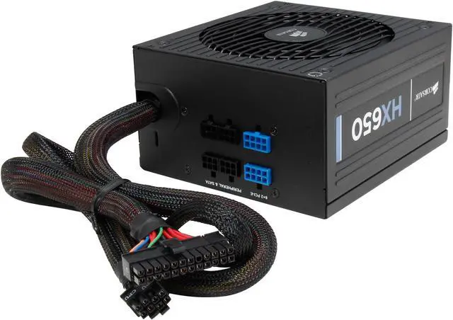 Alt view image 4 of 7 - Corsair Certified CP-9020030-NA HX series HX650 650W ATX12V v2.2 / EPS12V 2.91 SLI Ready 80 PLUS GOLD Certified Modular Active PFC Power Supply