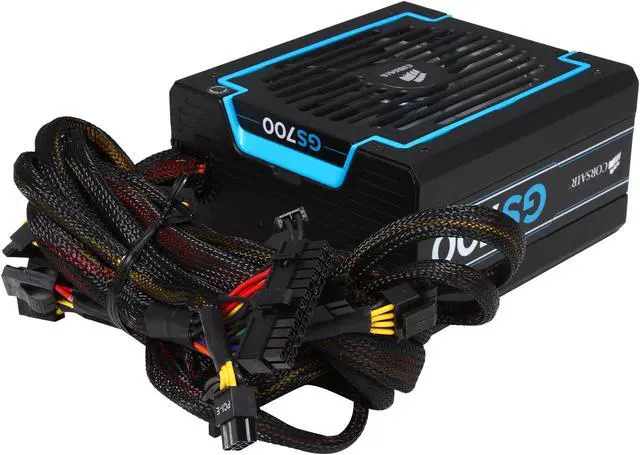 Alt view image 4 of 7 - Corsair Certified CP-9020064-NA GS series GS700 700W ATX12V v2.3 SLI Ready CrossFire Ready 80 PLUS BRONZE Certified Active PFC Power Supply New 4th Gen CPU Certified Haswell Ready