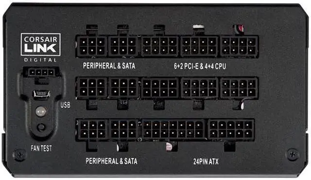 Main image of Corsair Certified CP-9020033-NA Professional HX1050 ATX/EPS Modular 1050 Watt 80 PLUS Gold