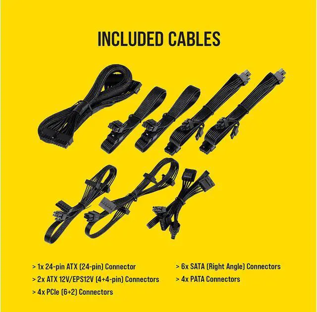 Alt view image 7 of 9 - CORSAIR RM Series RM650 CP-9020194-NA 650 W ATX12V SLI Ready 80 PLUS GOLD Certified Full Modular Power Supply