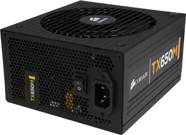 Main image of Corsair Certified CP-9020039-NA Enthusiast Series TX650M 650W ATX12V v2.31 / EPS12V v2.92 80 PLUS BRONZE Certified Semi Modular High Performance Power Supply New 4th Gen CPU Certified Haswell Ready