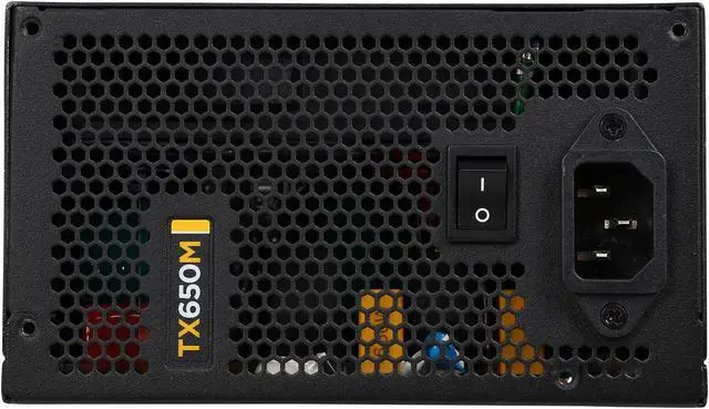 Alt view image 2 of 7 - Corsair Certified CP-9020039-NA Enthusiast Series TX650M 650W ATX12V v2.31 / EPS12V v2.92 80 PLUS BRONZE Certified Semi Modular High Performance Power Supply New 4th Gen CPU Certified Haswell Ready