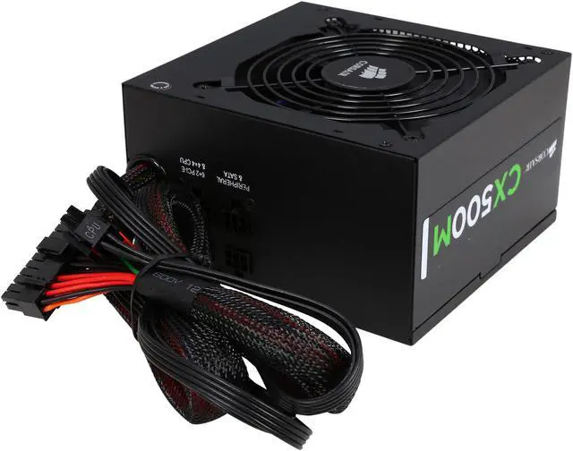 Alt view image 4 of 7 - Corsair Certified CP-9020059-NA CXM series CX500M 500W ATX12V v2.3 SLI Ready CrossFire Ready 80 PLUS BRONZE Certified Modular Active PFC Power Supply