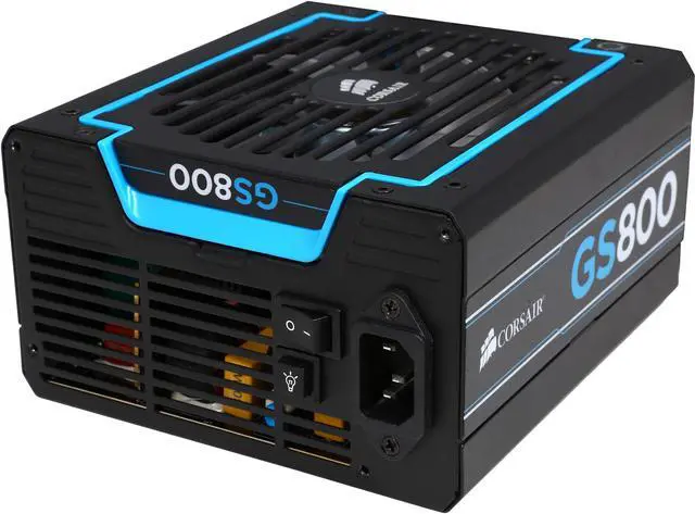 Main image of Corsair Certified CP-9020065-NA GS series GS800 800W ATX12V v2.3 SLI Ready CrossFire Ready 80 PLUS BRONZE Certified Active PFC Power Supply New 4th Gen CPU Certified Haswell Ready