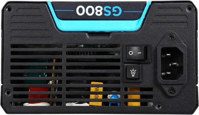 Alt view image 2 of 7 - Corsair Certified CP-9020065-NA GS series GS800 800W ATX12V v2.3 SLI Ready CrossFire Ready 80 PLUS BRONZE Certified Active PFC Power Supply New 4th Gen CPU Certified Haswell Ready