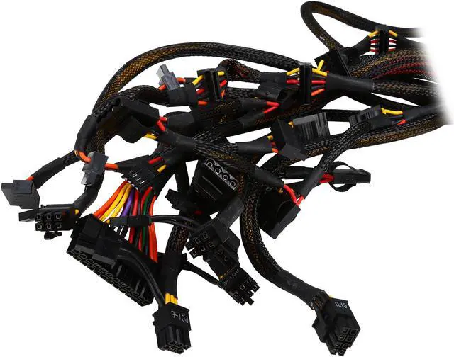 Alt view image 6 of 7 - Corsair Certified CP-9020065-NA GS series GS800 800W ATX12V v2.3 SLI Ready CrossFire Ready 80 PLUS BRONZE Certified Active PFC Power Supply New 4th Gen CPU Certified Haswell Ready