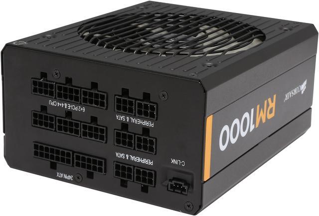 Alt view image 4 of 6 - Corsair Certified RM Series RM1000 1000W 80 Plus Gold Full Modular Power Supply (CP-9020062-NA/RF)