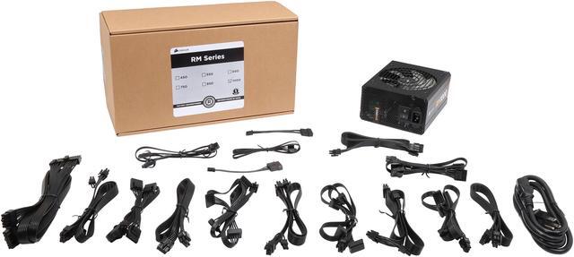 Alt view image 6 of 6 - Corsair Certified RM Series RM1000 1000W 80 Plus Gold Full Modular Power Supply (CP-9020062-NA/RF)