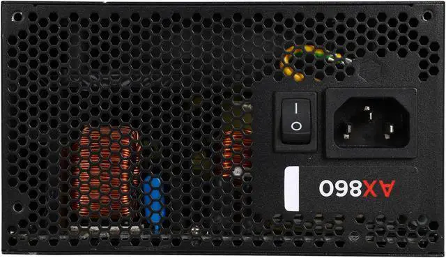 Alt view image 2 of 7 - Corsair Certified AX Series AX860 860W SLI Ready CrossFire Ready 80 Plus Platinum Power Supply