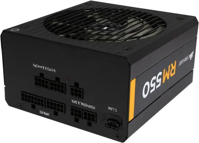Alt view image 4 of 7 - Corsair Certified CP-9020053-NA RM Series RM550 - 550 Watt 80 PLUS Gold Certified Fully Modular PSU