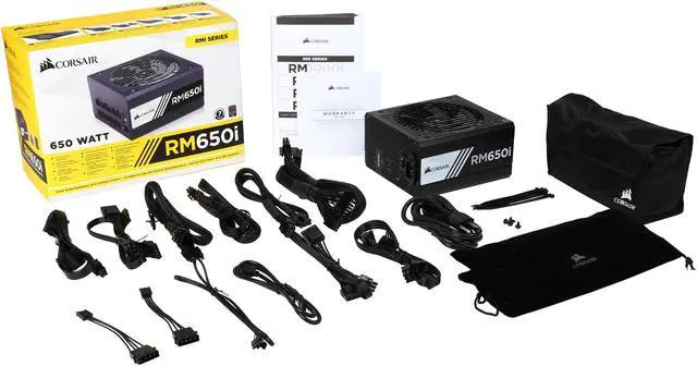 Alt view image 7 of 7 - CORSAIR RMi Series RM650i 650W 80 PLUS GOLD Haswell Ready Full Modular ATX12V & EPS12V SLI and Crossfire Ready Power Supply with C-Link Monitoring and Control