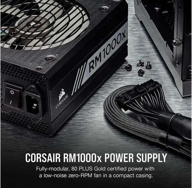 Alt view image 2 of 7 - CORSAIR RMx Series RM1000X 1000W 80 PLUS GOLD Haswell Ready Full Modular ATX12V & EPS12V Power Supply SLI and Crossfire Ready, CP-9020094-NA