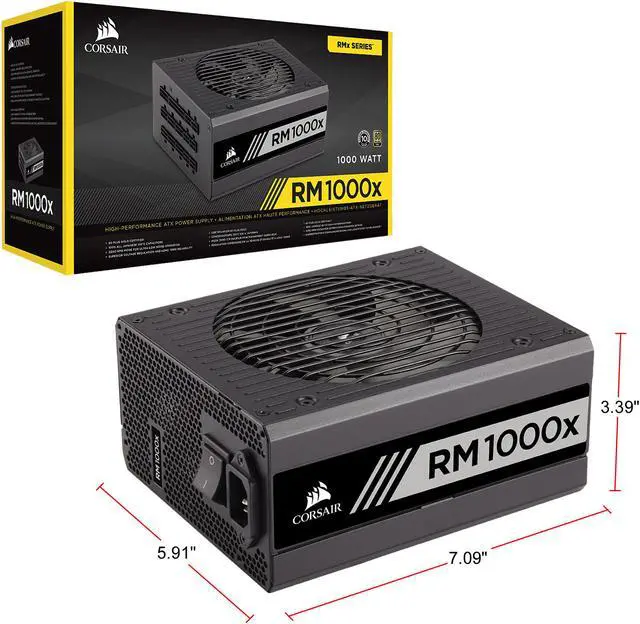 Alt view image 7 of 7 - CORSAIR RMx Series RM1000X 1000W 80 PLUS GOLD Haswell Ready Full Modular ATX12V & EPS12V Power Supply SLI and Crossfire Ready, CP-9020094-NA