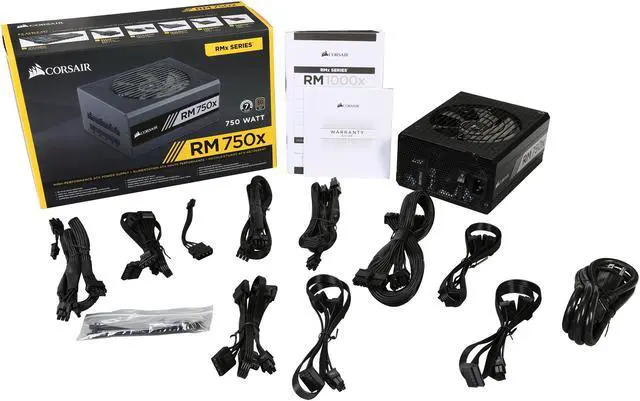 Alt view image 8 of 7 - CORSAIR RMx Series RM750X 750W 80 PLUS GOLD Haswell Ready Full Modular ATX12V & EPS12V SLI and Crossfire Ready Power Supply