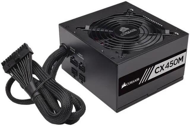 Alt view image 8 of 10 - CORSAIR CX-M Series CX450M 450W 80 PLUS BRONZE Haswell Ready ATX12V & EPS12V Semi-Modular Power Supply, CP-9020101-NA