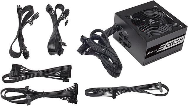 Alt view image 9 of 9 - CORSAIR CX-M Series CX650M 650W 80 PLUS BRONZE Haswell Ready ATX12V & EPS12V Semi-Modular Power Supply CP-9020103-NA