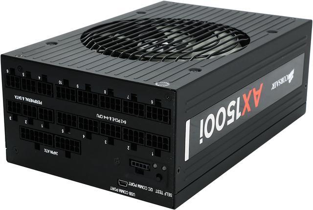 Alt view image 4 of 7 - Corsair Certified AXi Series AX1500i 1500W SLI Ready CrossFire Ready 80 Plus Platinum Power Supply