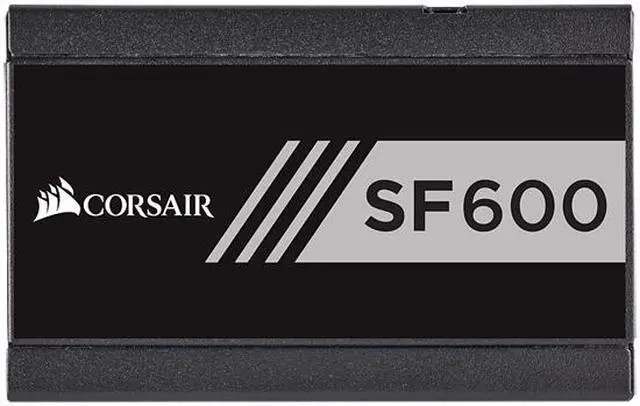 Alt view image 5 of 7 - CORSAIR SF Series SF600 600W 80 PLUS GOLD Active PFC Haswell Ready SFX SFX12V Micro ATX Full Modular Power Supply CP-9020105-NA