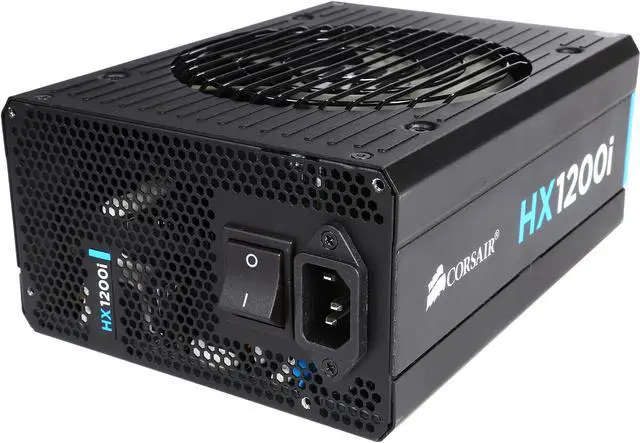 Main image of Corsair Certified CP-9020070-NA HXi Series, HX1200i, 1200 Watt 1200W, Fully Modular Power Supply, 80+ Platinum Certified