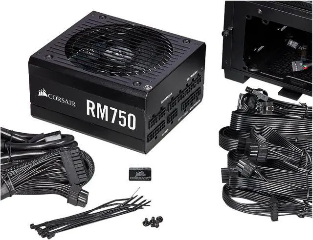 Alt view image 2 of 8 - CORSAIR RM Series RM750 CP-9020195-NA 750 W ATX12V v2.52 / EPS12V v2.92 SLI Ready CrossFire Ready 80 PLUS GOLD Certified Full Modular Power Supply