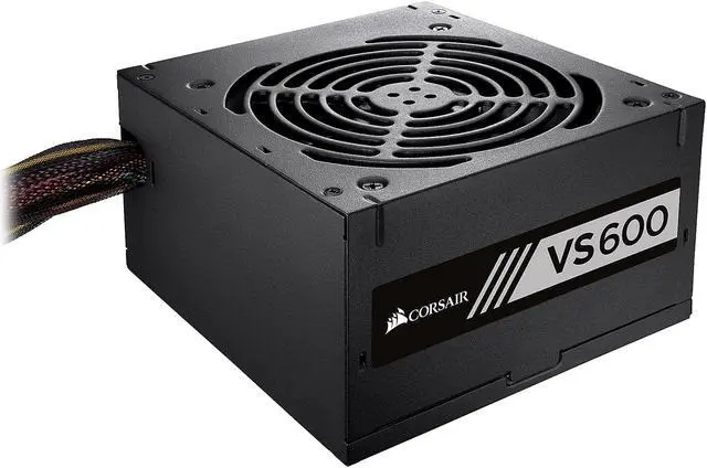 Alt view image 2 of 7 - CORSAIR VS Series VS600 (CP-9020119-NA) 600W ATX12V / EPS12V 80 PLUS Certified Active PFC Power Supply