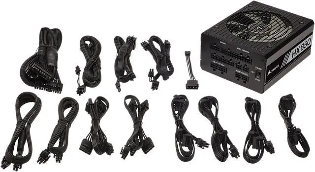 Alt view image 6 of 8 - CORSAIR HX Series HX850 CP-9020138-NA 850 W ATX12V v2.4 / EPS12V 2.92 80 PLUS PLATINUM Certified Full Modular Power Supply