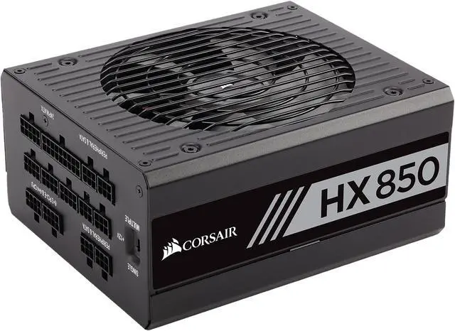 Main image of CORSAIR HX Series HX850 CP-9020138-NA 850 W ATX12V v2.4 / EPS12V 2.92 80 PLUS PLATINUM Certified Full Modular Power Supply
