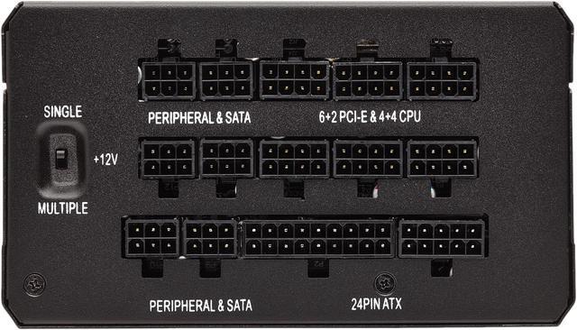 Alt view image 4 of 9 - CORSAIR HX Series HX1000 CP-9020139-NA 1000 W ATX12V v2.4 / EPS12V 2.92 80 PLUS PLATINUM Certified Full Modular PFC Power Supply