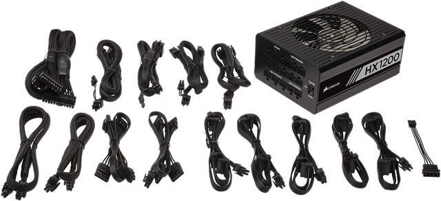 Alt view image 6 of 8 - CORSAIR HX Series HX1200 CP-9020140-NA 1200 W ATX12V v2.4 / EPS12V 2.92 80 PLUS PLATINUM Certified Full Modular Power Supply