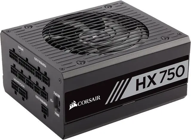 Main image of CORSAIR HX Series HX750 CP-9020137-NA 750 W ATX12V v2.4 / EPS12V 2.92 80 PLUS PLATINUM Certified Full Modular Power Supply