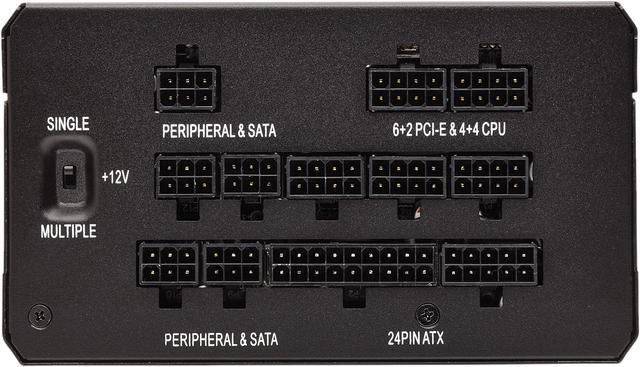 Alt view image 4 of 9 - CORSAIR HX Series HX750 CP-9020137-NA 750 W ATX12V v2.4 / EPS12V 2.92 80 PLUS PLATINUM Certified Full Modular Power Supply