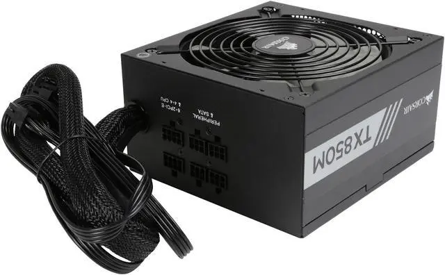 Alt view image 5 of 7 - CORSAIR TX-M Series TX850M CP-9020130-NA 850 W ATX12V v2.4 / EPS 2.92 80 PLUS GOLD Certified Semi-Modular Power Supply