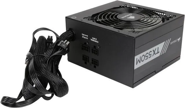 Alt view image 5 of 8 - CORSAIR TX-M Series TX550M CP-9020133-NA 550 W ATX12V v2.4 / EPS v2.92 80 PLUS GOLD Certified Semi-Modular Power Supply