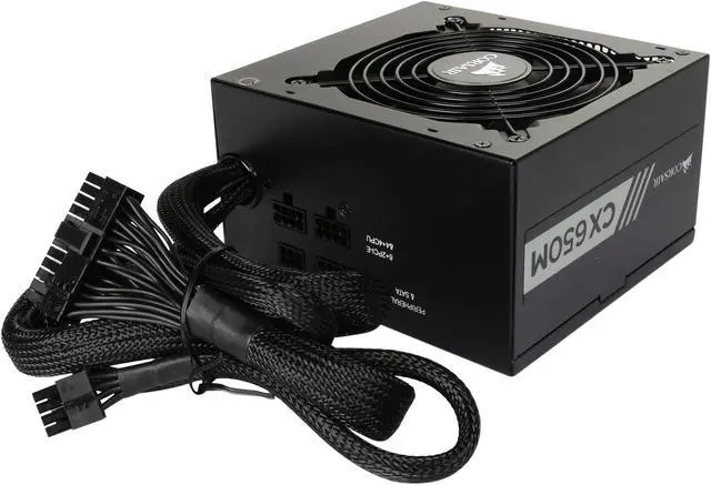 Alt view image 4 of 7 - Corsair Certified CP-9020103-NA CX650M 650W ATX12V / EPS12V SLI Ready CrossFire Ready 80 PLUS BRONZE Certified Semi-Modular Active PFC Power Supply