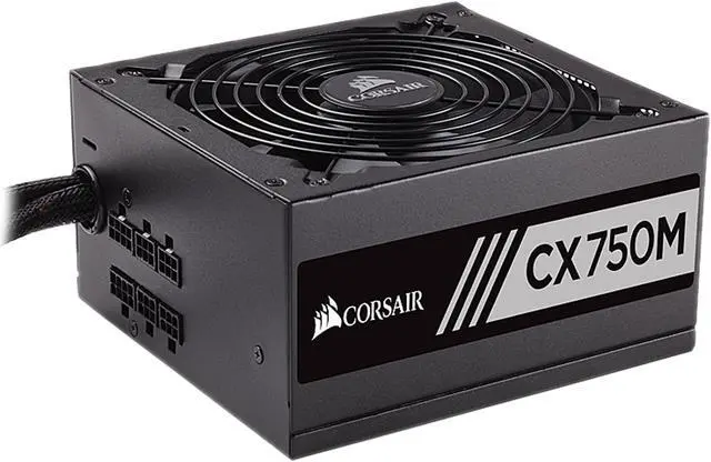 Alt view image 3 of 10 - CORSAIR CX750M V2 (2017 Edition) CP-9020154-NA 750 W ATX12V v2.4 / EPS12V 2.92 80 PLUS BRONZE Certified Semi-Modular Active PFC PFC Power Supply