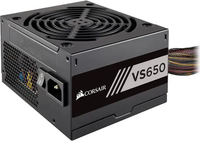 Alt view image 4 of 8 - CORSAIR VS Series, VS650, 650 Watt (650W), Active PFC, 80 PLUS White Certified Power Supply
