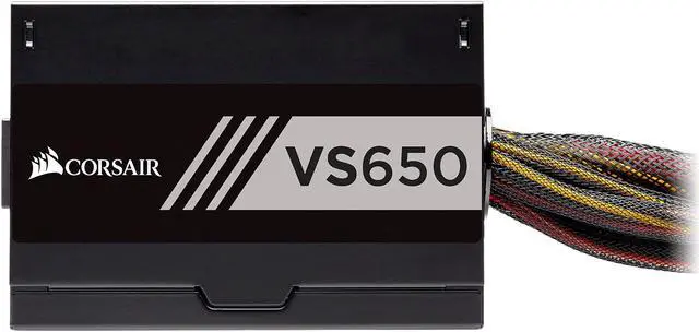 Alt view image 6 of 8 - CORSAIR VS Series, VS650, 650 Watt (650W), Active PFC, 80 PLUS White Certified Power Supply