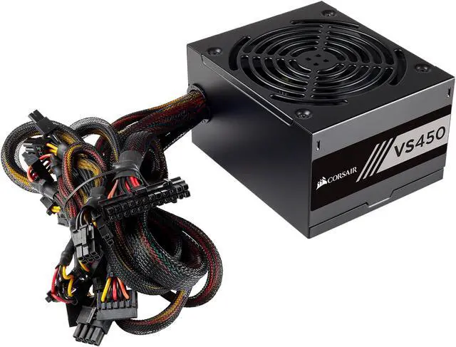 Alt view image 7 of 8 - CORSAIR VS Series, VS450, 450 Watt (450W), Active PFC, 80 PLUS White Certified Power Supply