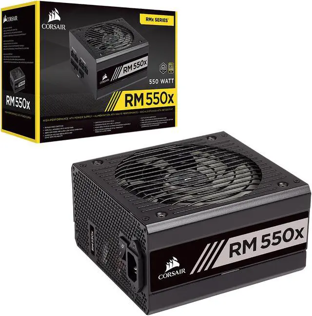 Alt view image 7 of 8 - CORSAIR RMx Series RM550x CP-9020177-NA 550 W ATX12V / EPS12V 80 PLUS GOLD Certified Full Modular Power Supply