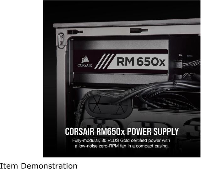Alt view image 2 of 8 - CORSAIR RMx Series RM650x 2018 CP-9020178-NA 650 W ATX12V / EPS12V 80 PLUS GOLD Certified Full Modular Power Supply