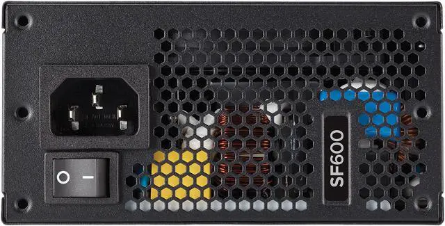 Alt view image 3 of 11 - CORSAIR SF Series SF600 CP-9020182-NA 600 W SFX 80 PLUS PLATINUM Certified Full Modular Power Supply
