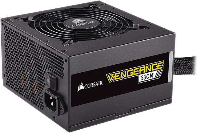 Alt view image 2 of 4 - CORSAIR Vengeance 650M CP-9020175-NA 650 W ATX12V / EPS12V 80 PLUS SILVER Certified Semi-Modular Power Supply