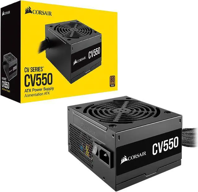 Alt view image 6 of 7 - CORSAIR CV Series CV550 CP-9020210-NA 550 W ATX12V 80 PLUS BRONZE Certified Non-Modular Power Supply