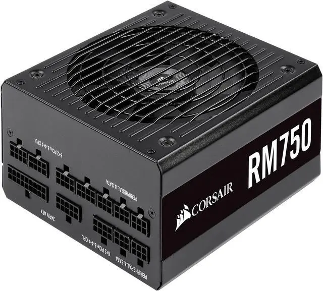 Main image of CORSAIR RM Series RM750 CP-9020195-NA 750 W ATX12V v2.52 / EPS12V v2.92 SLI Ready CrossFire Ready 80 PLUS GOLD Certified Full Modular Power Supply
