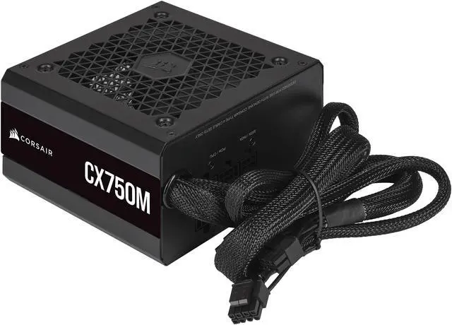 Alt view image 12 of 14 - CORSAIR CX-M CX750M 750 W ATX 80 PLUS BRONZE Certified Semi-Modular Power Supply