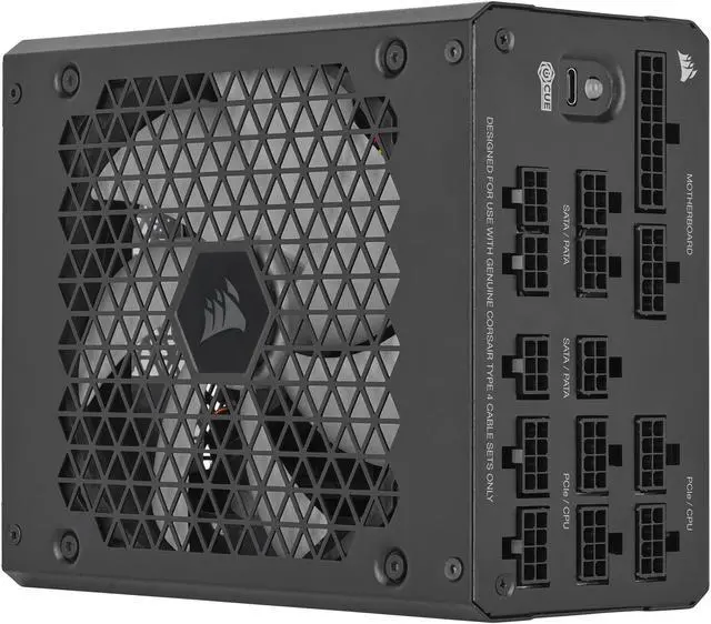 Alt view image 2 of 16 - CORSAIR HX1000i CP-9020214-NA 1000 W ATX12V 2.4 / EPS12V 2.92 80 PLUS PLATINUM Certified Full Modular Power Supply